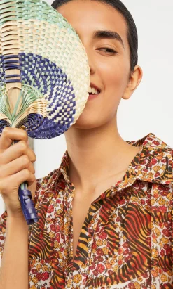 Aqua Hand Fan