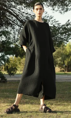 Black Culotte Dress