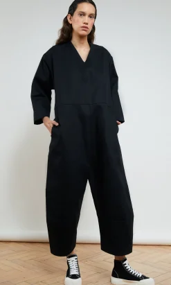 Blackish Overalls - Long Sleeve