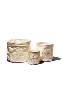 Canvas Plant Pot Covers - Set Of Three
