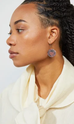 Copper Pebble Earrings