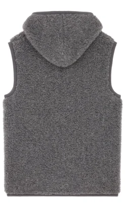 Dark Grey Wool Gilet