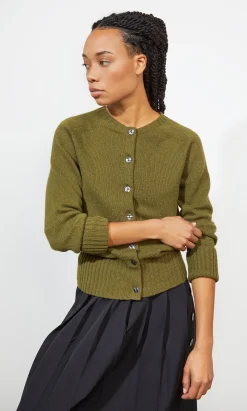 Derby Cardigan - Green