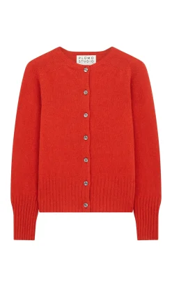 Derby Cardigan - Red Dulse