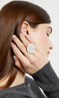 Eco Silver Pebble Ring