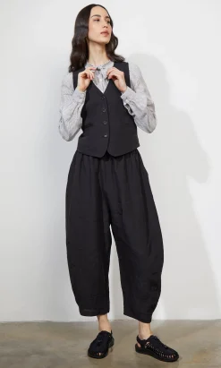 Frida Waistcoat - Black