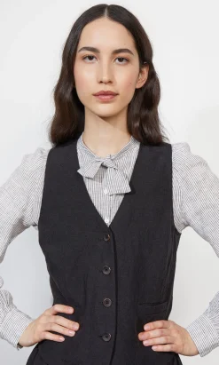 Frida Waistcoat - Black