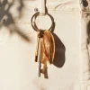 Gold Moules Keyring
