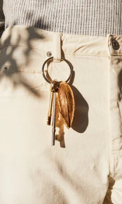 Gold Moules Keyring