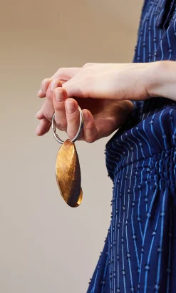 Gold Moules Keyring