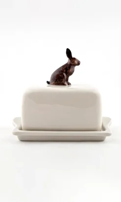 Hare Butter Dish