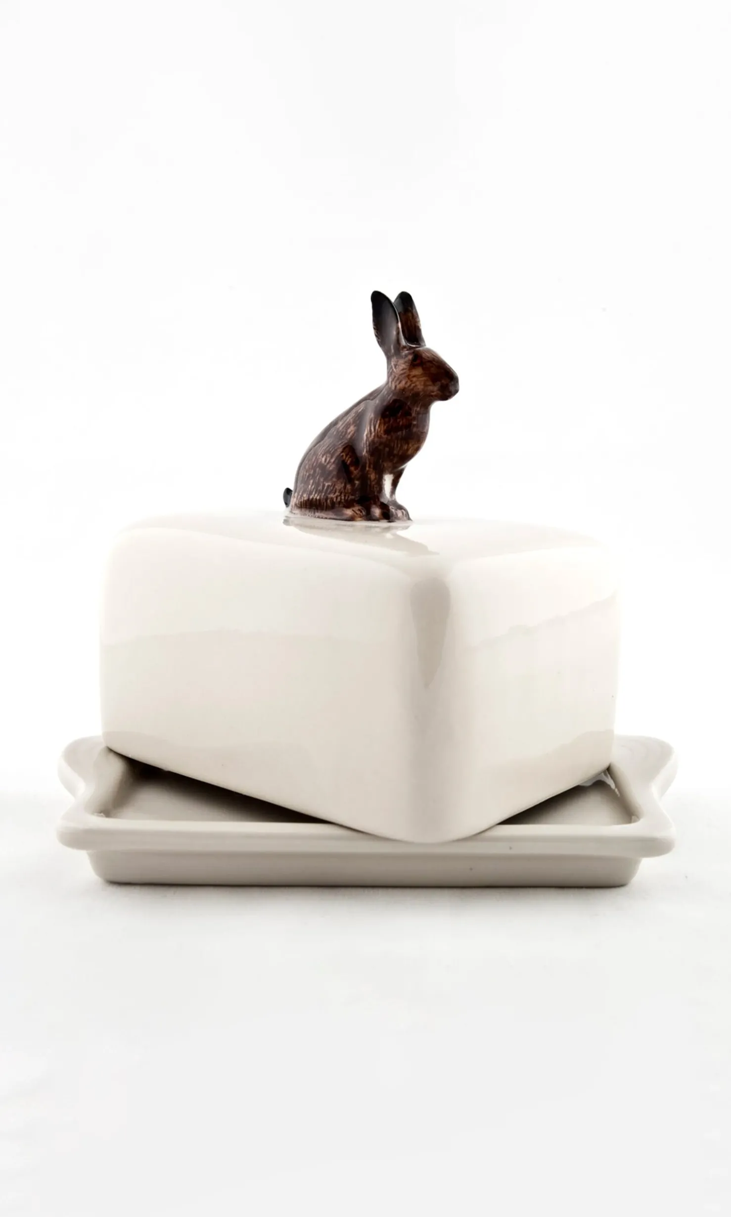Hare Butter Dish