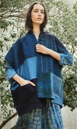 Indigo Patch Kimono