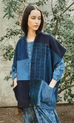 Indigo Patch Kimono