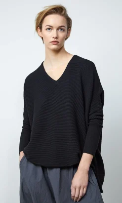 Jack V Neck Sweater - Black