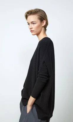 Jack V Neck Sweater - Black