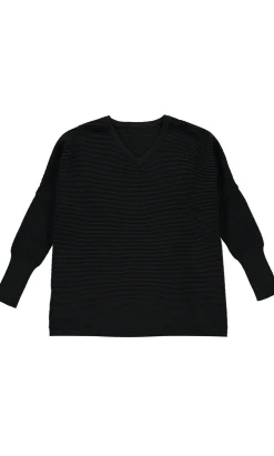 Jack V Neck Sweater - Black