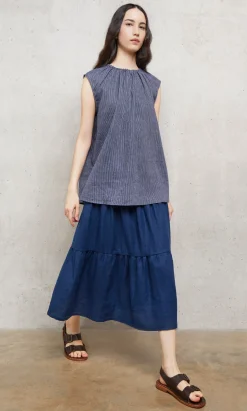 Marie Top - Pinstripe