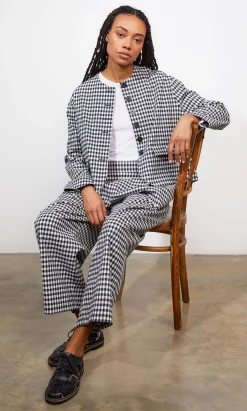Milano Gingham Pants