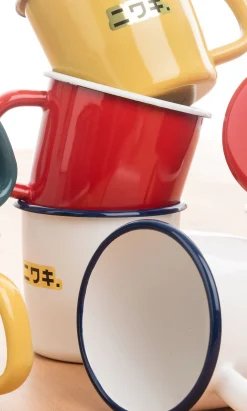 Mustard Yellow Enamel Mug