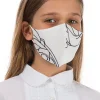 Organic Linen Kids Mask Swirl