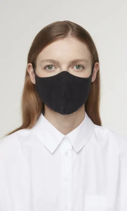 Organic Linen Mask - Black