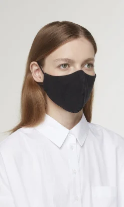 Organic Linen Mask - Black