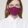 Organic Linen Mask - Hibiscus