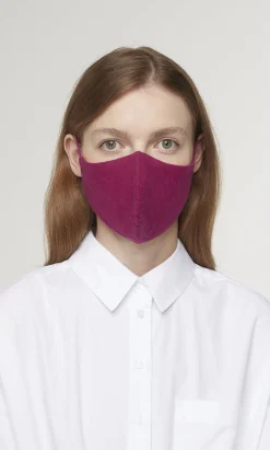 Organic Linen Mask - Hibiscus