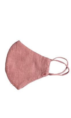 Organic Linen Mask - Rosebud