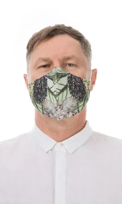 Organic Linen Mask Men Foliage