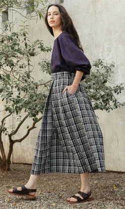 Plaid Check Skirt