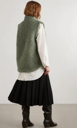 Ramblers Green Wool Gilet (No Hood)