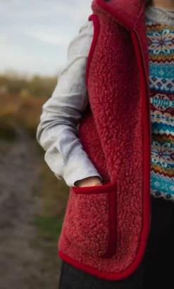 Ruby Wool Gilet