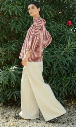 Ruffle Stripe Top