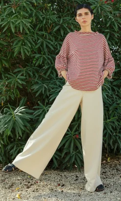 Ruffle Stripe Top