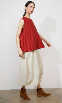 Serena Top - Tomato Red