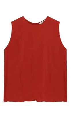 Serena Top - Tomato Red