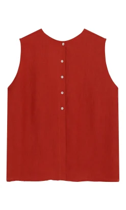 Serena Top - Tomato Red