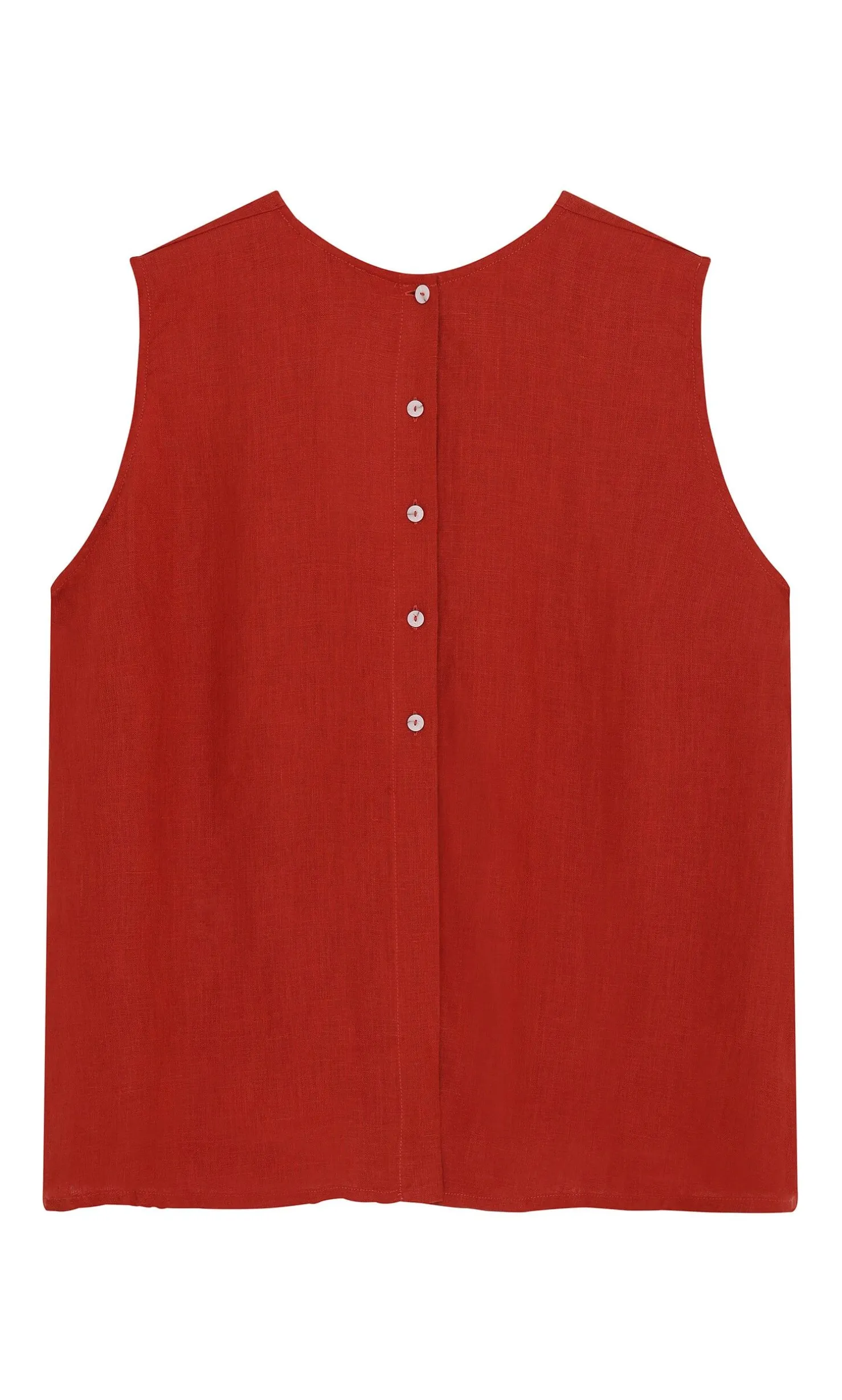 Serena Top - Tomato Red