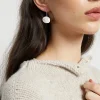 Silver Pebble Earrings