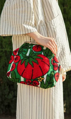 Tomato Clasp Bag