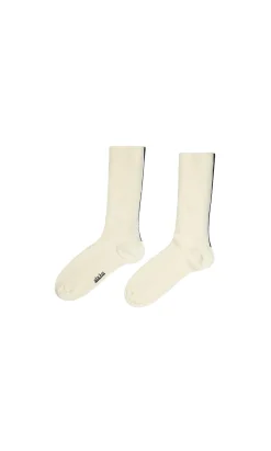 White Socks With Stripe