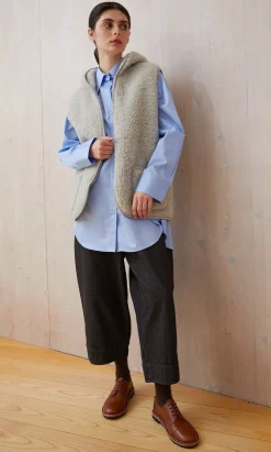 Wool Gilet - Light Grey
