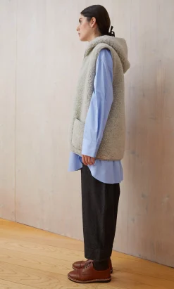 Wool Gilet - Light Grey