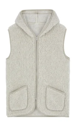 Wool Gilet - Light Grey