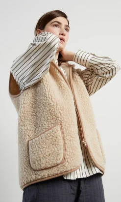 Wool Gilet - Natural